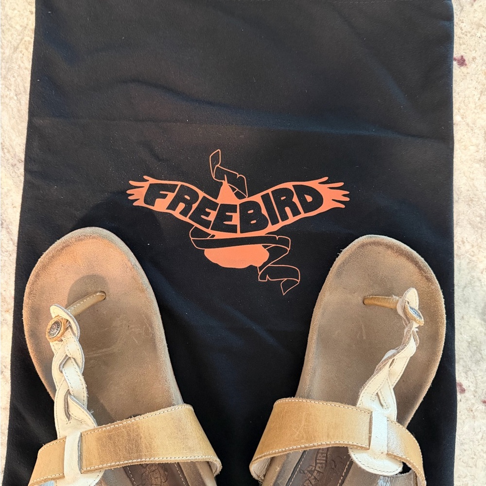 Freebird: Athena Tan Leather Sandals